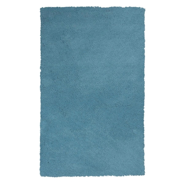 Palacedesigns Polyester Highlighter Blue Area Rug - 3 ft. 3 in. x 5 ft. 3 in. PA3682931 - main